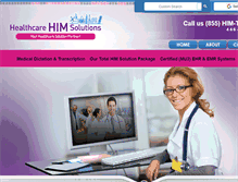 Tablet Screenshot of healthcarehiminternational.com